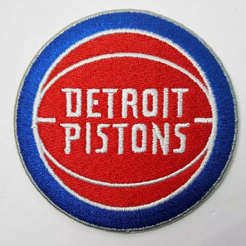 Detroit Pistons Logo Iron on Patch 7.3cm